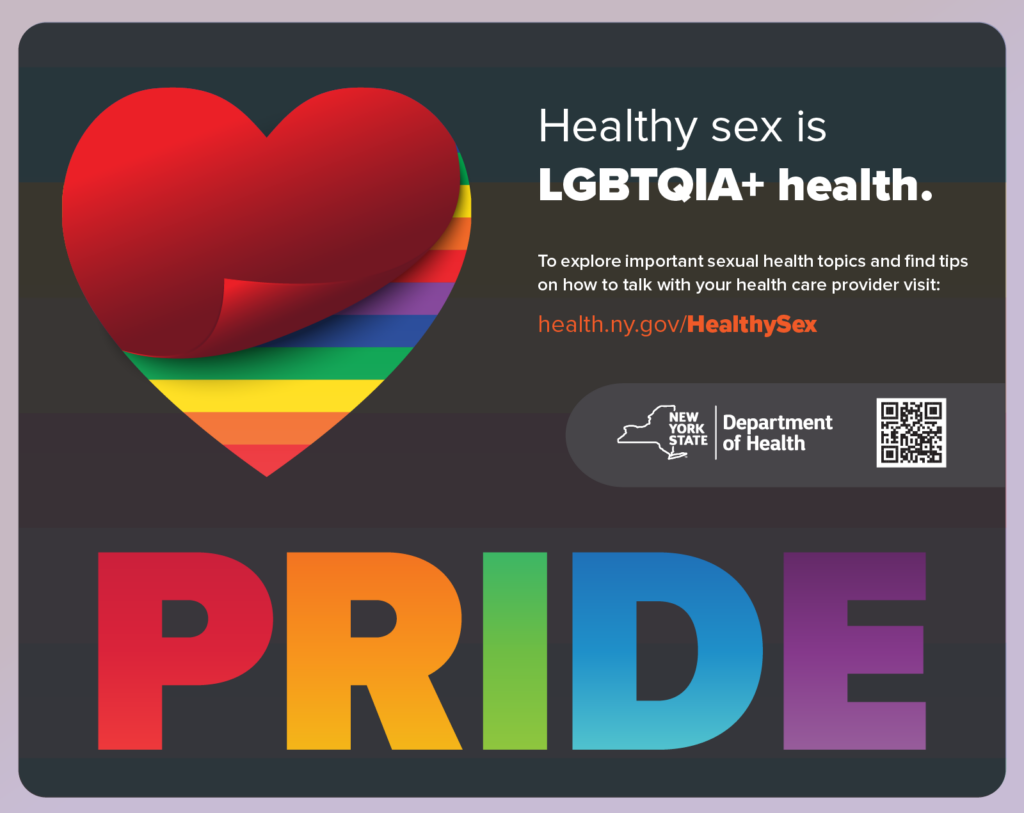health sex is lgbtqia+ health. PRIDE